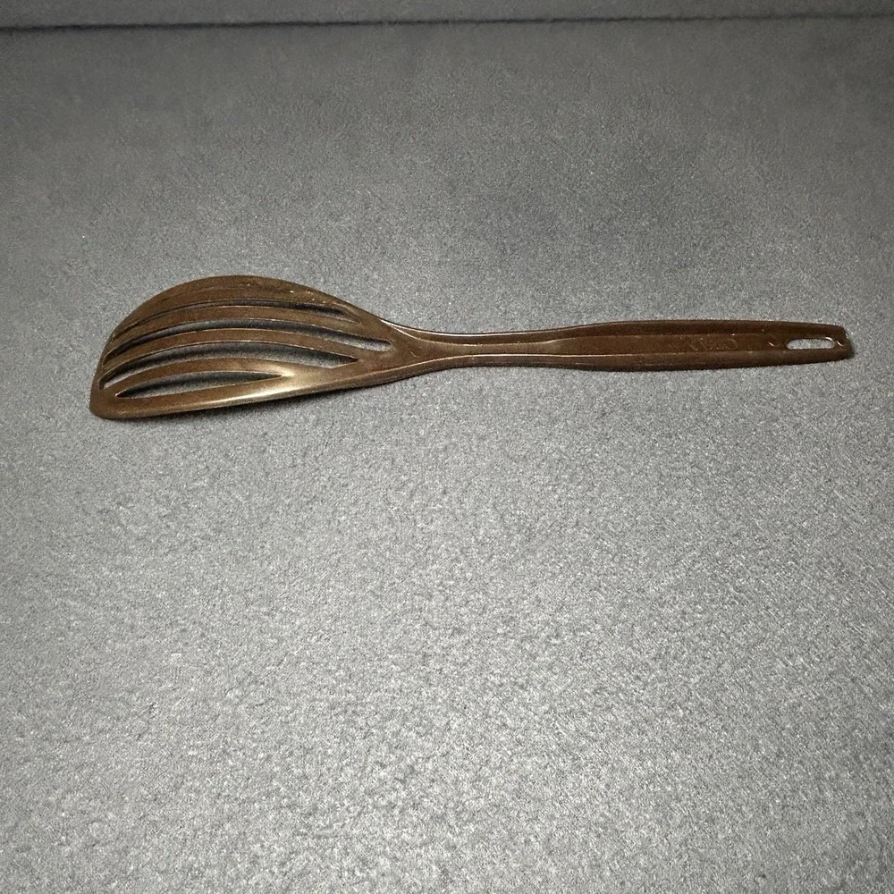 VTG Foley Brown Nylon Slotted Whisk Spoon Retro Kitchen Strainer‎ 11